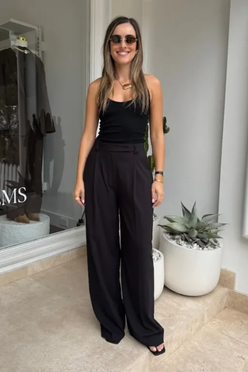 Kate Tailored Pant Black