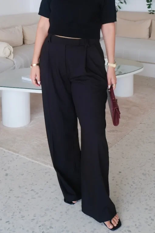 Kate Tailored Pant Black