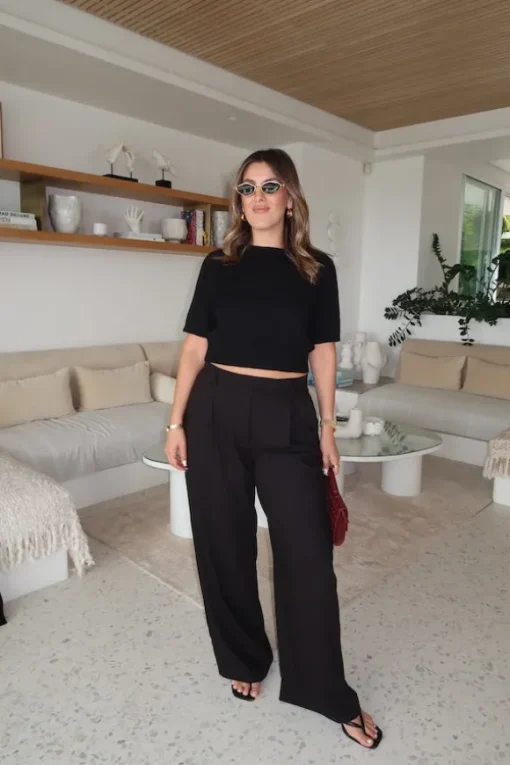 Kate Tailored Pant Black