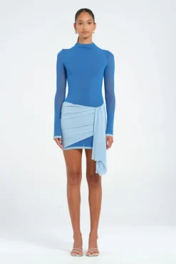 Kingsley Mini Dress Blue