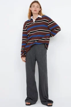Kylo Jersey Plum/Indigo Stripe