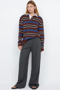 Kylo Jersey Plum/Indigo Stripe