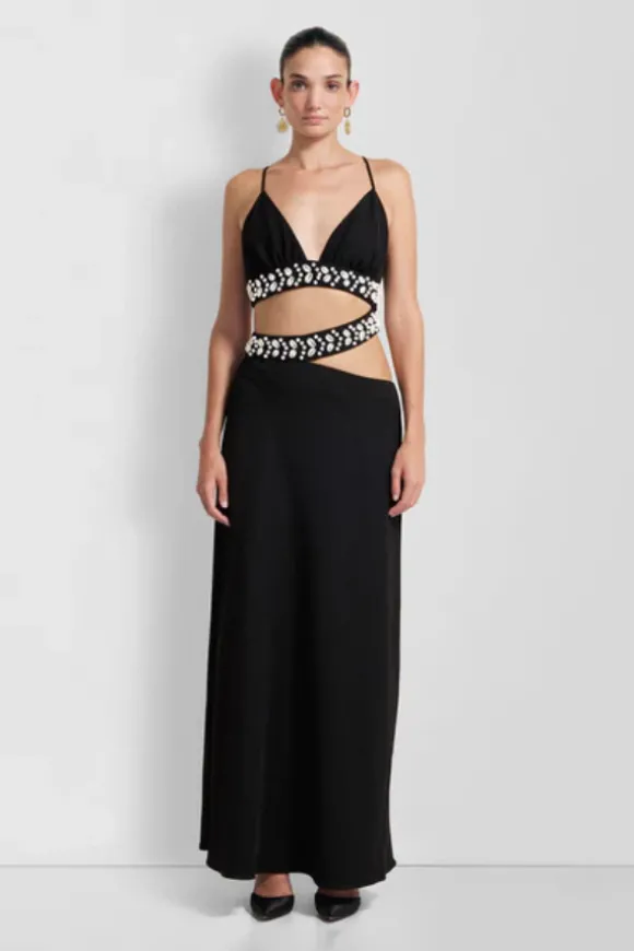 La Playa Maxi Dress Noir