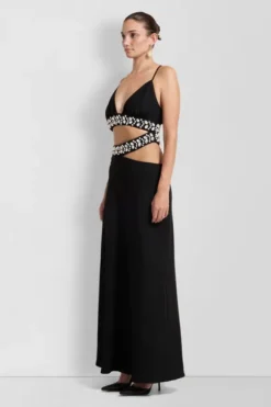 La Playa Maxi Dress Noir