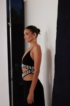 La Playa Maxi Dress Noir