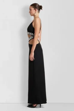La Playa Maxi Dress Noir