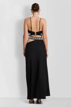 La Playa Maxi Dress Noir