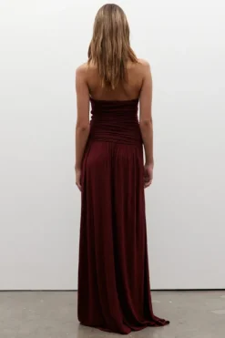 Leah Dress Wine