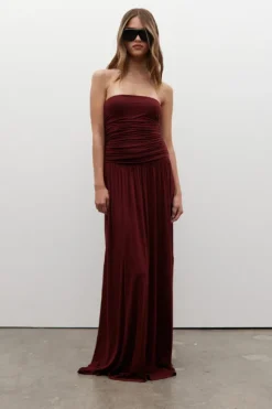 Leah Dress Wine