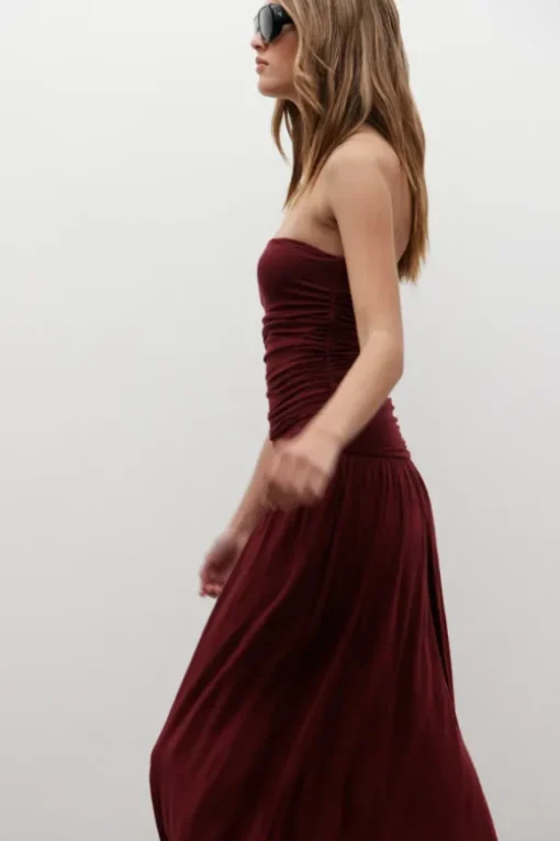 Leah Dress Wine