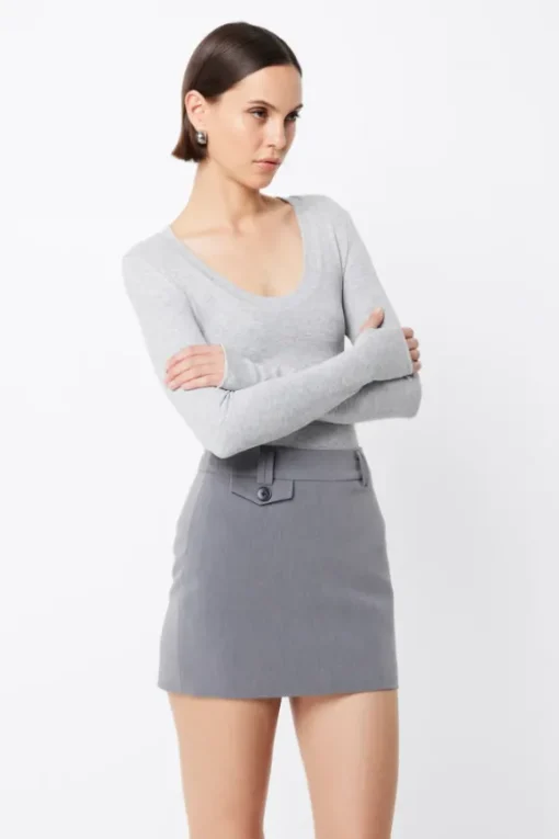 Lincoln Top Grey Marle