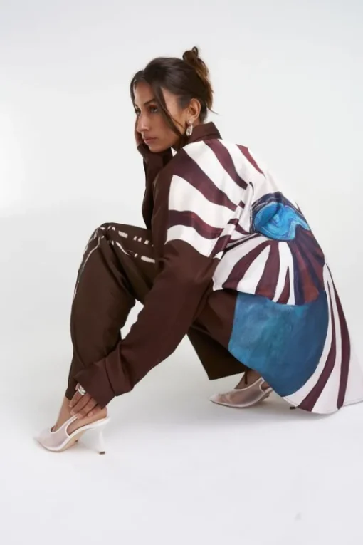 Long Sleeve Oversized Shirt Nautilus