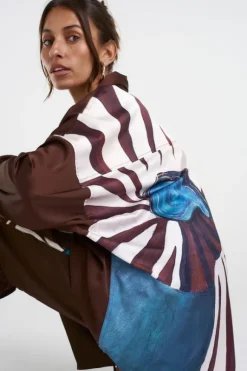 Long Sleeve Oversized Shirt Nautilus