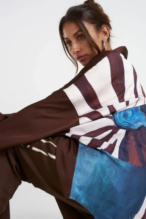 Long Sleeve Oversized Shirt Nautilus