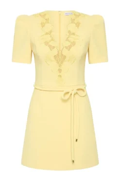 Lulu Short Sleeve Mini Dress Popcorn