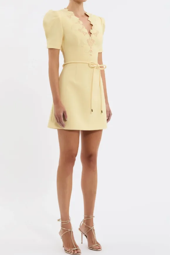 Lulu Short Sleeve Mini Dress Popcorn