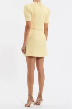 Lulu Short Sleeve Mini Dress Popcorn