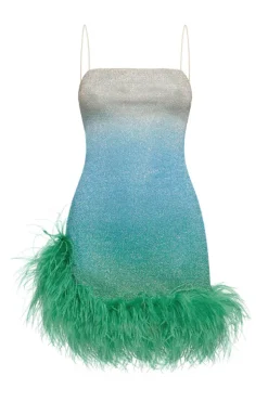 Lumiere Shade Plumage Mini Dress Sunrise