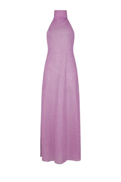 Lumiere Turtleneck Dress Glicine