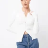 Lyon Cardigan White