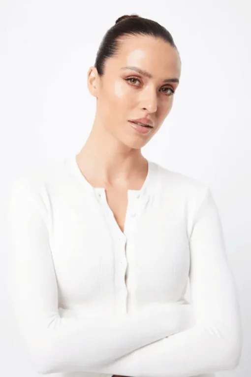 Lyon Cardigan White