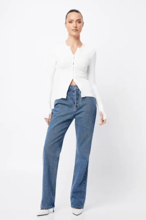 Lyon Cardigan White