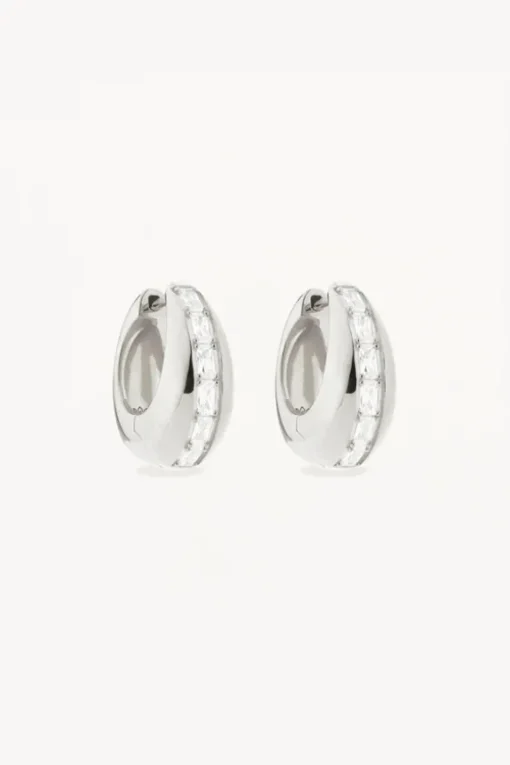 Magic of You Hoops Sterling Silver