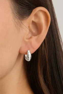 Magic of You Hoops Sterling Silver