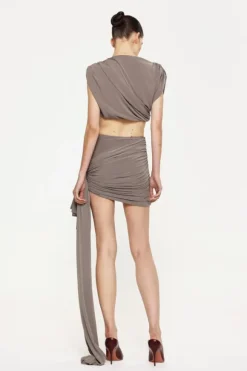 Maisie Mini Skirt Nutmeg