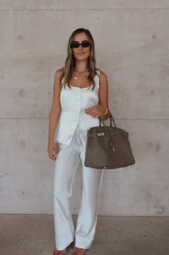 Maja Pants White