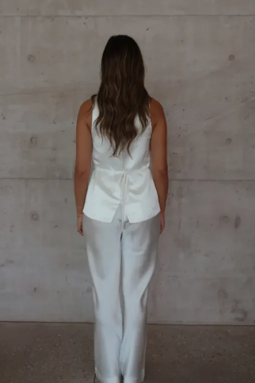 Maja Pants White