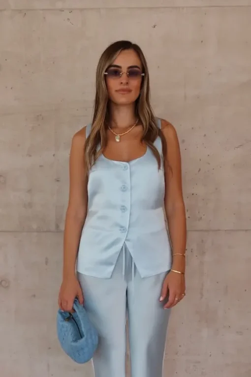 Maja Vest Blue