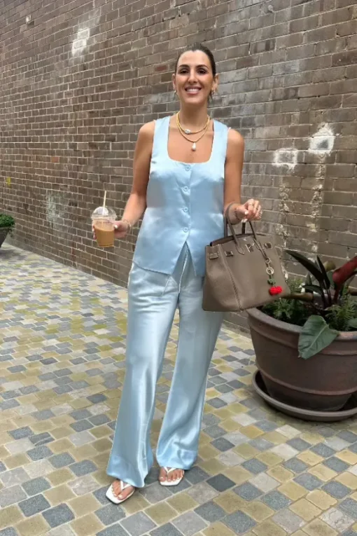 Maja Vest Blue
