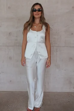 Maja Vest White