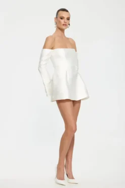 Martini Mini Dress Ivory