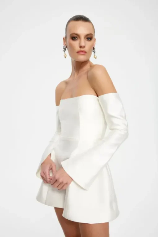 Martini Mini Dress Ivory