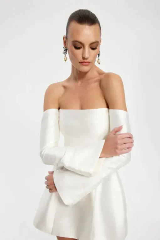 Martini Mini Dress Ivory