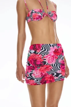 Martini Mini Skirt Flamenco Stripe