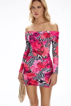 Martini Mini Skirt Flamenco Stripe