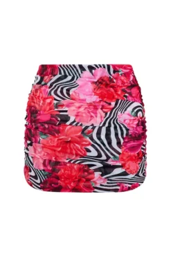 Martini Mini Skirt Flamenco Stripe