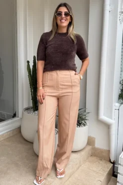Maxime Top Dusty Brown