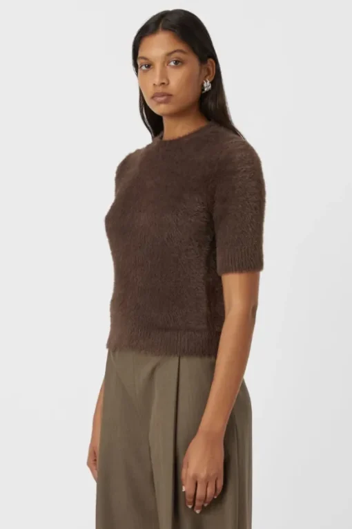 Maxime Top Dusty Brown