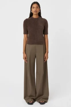 Maxime Top Dusty Brown