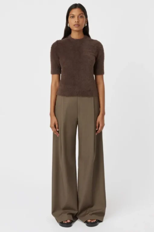 Maxime Top Dusty Brown