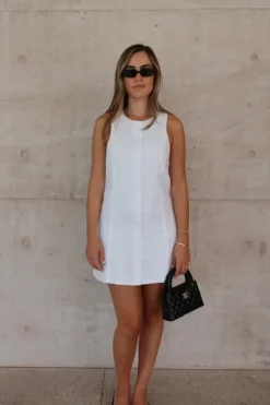 Mia Mini Dress White