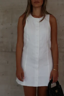 Mia Mini Dress White