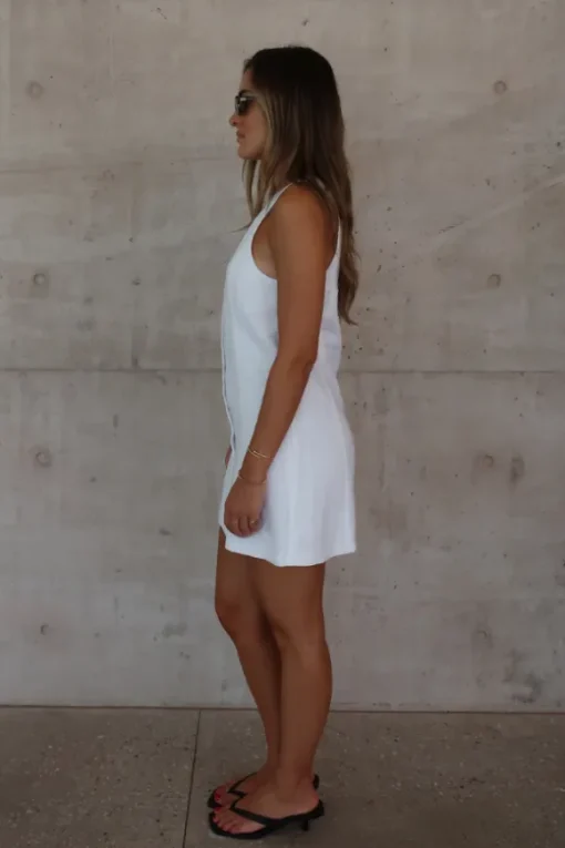Mia Mini Dress White