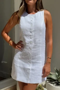 Mia Mini Dress White