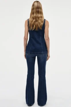 Milla Zip Tunic Dark Indigo