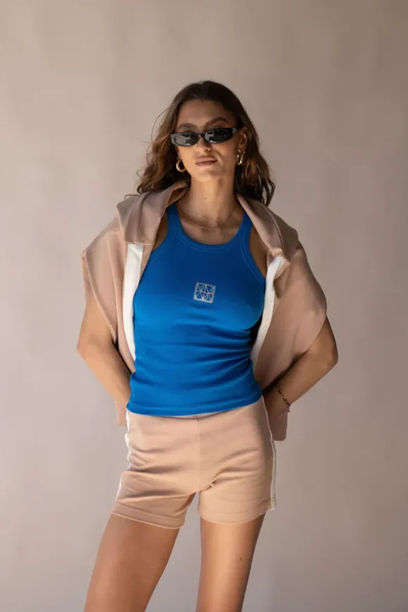 Monogram Tank Deep Sea Blue